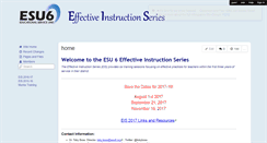 Desktop Screenshot of esu6eis.wikispaces.com