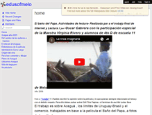 Tablet Screenshot of edusofmelo.wikispaces.com