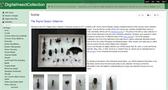 Desktop Screenshot of digitalinsectcollection.wikispaces.com