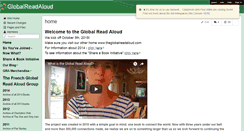 Desktop Screenshot of globalreadaloud.wikispaces.com