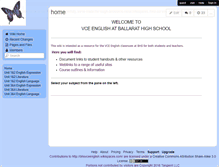 Tablet Screenshot of bhsvceenglish.wikispaces.com