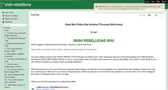 Desktop Screenshot of irish-rebellions.wikispaces.com