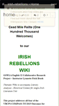 Mobile Screenshot of irish-rebellions.wikispaces.com