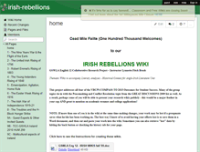 Tablet Screenshot of irish-rebellions.wikispaces.com