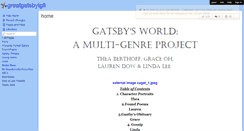 Desktop Screenshot of greatgatsbytgll.wikispaces.com