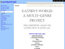 Tablet Screenshot of greatgatsbytgll.wikispaces.com
