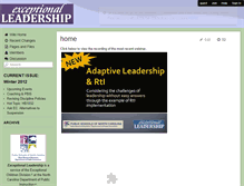 Tablet Screenshot of exceptionalleadership.wikispaces.com