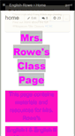 Mobile Screenshot of english-rowe.wikispaces.com