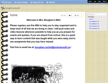 Tablet Screenshot of boughensmath.wikispaces.com