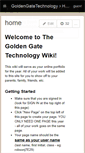 Mobile Screenshot of goldengatetechnology.wikispaces.com