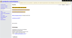 Desktop Screenshot of contexto-colombiano.wikispaces.com