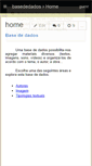 Mobile Screenshot of basededados.wikispaces.com