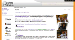 Desktop Screenshot of edison-student-publishers.wikispaces.com