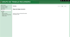 Desktop Screenshot of grupodetrabajorecursero.wikispaces.com