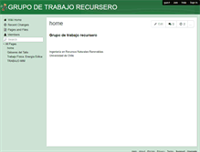 Tablet Screenshot of grupodetrabajorecursero.wikispaces.com