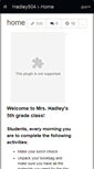 Mobile Screenshot of hadley504.wikispaces.com