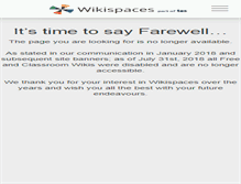 Tablet Screenshot of mrsjohnsonsclass1.wikispaces.com