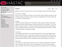 Tablet Screenshot of hastacscholars.wikispaces.com