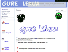 Tablet Screenshot of gurelekua.wikispaces.com