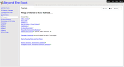 Desktop Screenshot of beyondthebook.wikispaces.com