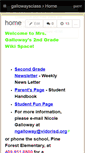 Mobile Screenshot of gallowaysclass.wikispaces.com