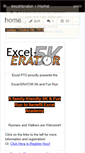 Mobile Screenshot of excelerator.wikispaces.com