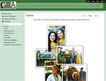 Tablet Screenshot of baylorgsa.wikispaces.com