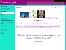 Tablet Screenshot of fuentesenglish.wikispaces.com