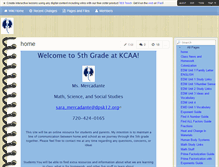 Tablet Screenshot of 5kcaa.wikispaces.com