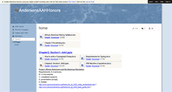 Desktop Screenshot of andersensaahhonors.wikispaces.com