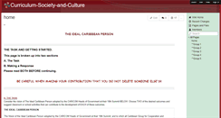Desktop Screenshot of curriculum-society-and-culture.wikispaces.com