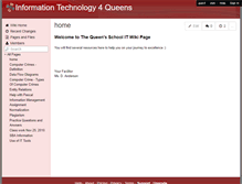 Tablet Screenshot of it4queens.wikispaces.com