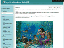 Tablet Screenshot of engelska4-6vt12.wikispaces.com