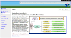 Desktop Screenshot of dcsd-edtechinfolit.wikispaces.com