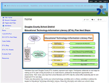 Tablet Screenshot of dcsd-edtechinfolit.wikispaces.com