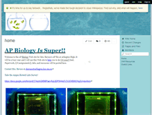 Tablet Screenshot of apbiologyissuper.wikispaces.com