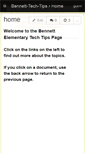 Mobile Screenshot of bennett-tech-tips.wikispaces.com