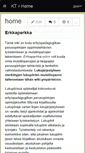 Mobile Screenshot of erkkaperkka.wikispaces.com