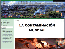 Tablet Screenshot of contaminacion321.wikispaces.com