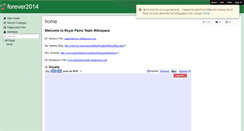 Desktop Screenshot of forever2014.wikispaces.com