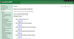 Desktop Screenshot of cmuedu653.wikispaces.com