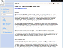 Tablet Screenshot of ccsd66-health-news.wikispaces.com