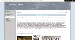 Desktop Screenshot of 1789-1900leisure.wikispaces.com
