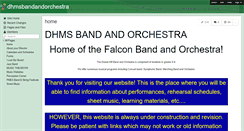 Desktop Screenshot of dhmsbandandorchestra.wikispaces.com