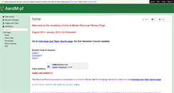 Desktop Screenshot of aandm-pf.wikispaces.com