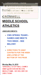 Mobile Screenshot of cmsathletics.wikispaces.com