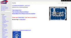 Desktop Screenshot of lionswimming.wikispaces.com