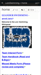 Mobile Screenshot of lionswimming.wikispaces.com