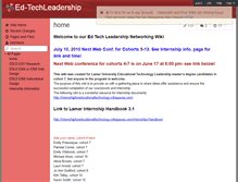 Tablet Screenshot of ed-techleadership.wikispaces.com
