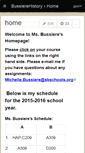 Mobile Screenshot of bussierehistory.wikispaces.com